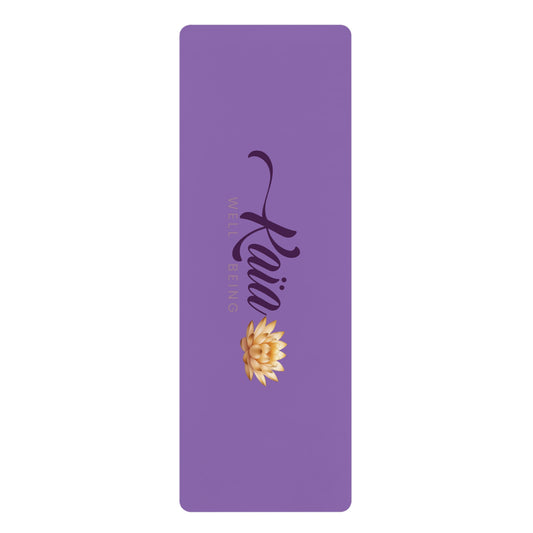 Rubber Yoga Mat with Lotus Flower - Mindfulness & Wellbeing